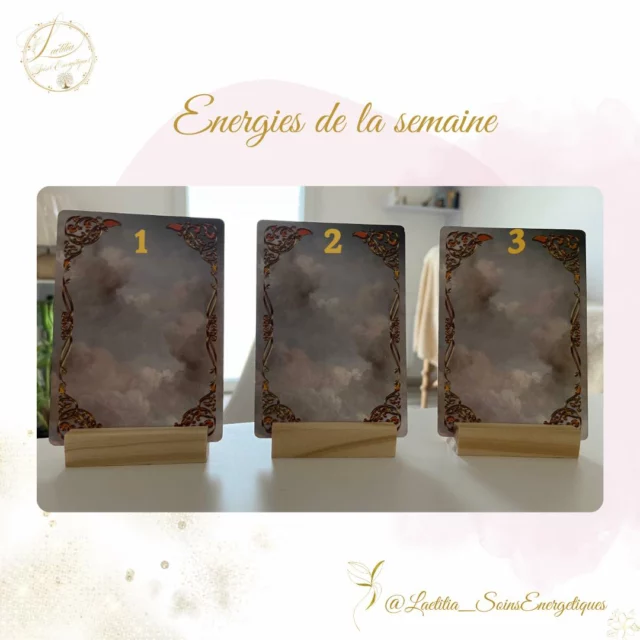 ✨ Tirage de la semaine - Quel message t’attend ? ✨

Cette semaine, l’univers a un message pour toi… Es-tu prête à le recevoir ? 🔮 Trois cartes sont devant toi, chacune porte une guidance pour t’éclairer.

🌟 Fais le vide, respire profondément… Quelle carte t’attire le plus ? Laisse ton intuition choisir sans trop réfléchir.

💬 Écris en commentaire le numéro de TA carte et découvre son message ce soir !

En attendant, tu peux taguer une amie qui pourrait être intéressée par ce tirage 🤗✨

Belle journée (j’ai hâte d’être à ce soir, et toi ?) 🌙🌟

Laëtitia 🌺

#happywithlaeti #guidancedelasemaine #intuition #messageunivers #énergiepositive #oracle #laetitiasoinsenergetiques #beaumesdevenise