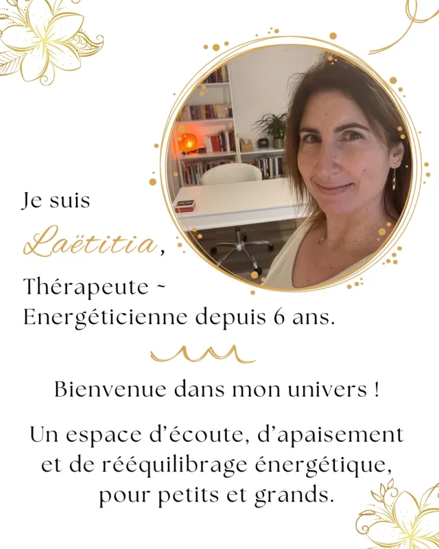“Qui suis-je ?”
Tu es nouvelle par ici ? Ou tu me suis depuis un moment sans vraiment savoir ce que je fais ?
Ce post est pour toi 🌸
Je suis Laëtitia, thérapeute énergéticienne.
J’accompagne les femmes, enfants et ados à se libérer de ce qui les pèse pour retrouver leur énergie, leur équilibre, leur lumière intérieure.
Ensemble, on apaise ce qui fait mal, on allège ce qui est trop lourd, on remet du souffle et de la douceur dans le corps et dans le cœur.
🌿 À Beaumes de Venise (84)
🌿 Et aussi à distance, si tu es plus loin
Si tu sens que c’est le bon moment pour toi, ou pour ton enfant, je suis là.
💌 Tu peux m’écrire en message privé pour réserver ou poser toutes tes questions, en toute simplicité.
➡️ Et si tu penses que cela peut aider une amie, une sœur, une maman… n’hésite pas à lui partager ce post 🙏

#énergéticienne #magnétisme #soinsénergétiques #bienetreauquotidien #femmesépuisées #hypersensibilité #enfantsémotifs #chargeémotionnelle #recentrage #developpementpersonnel #laetitiasoinsenergetiques